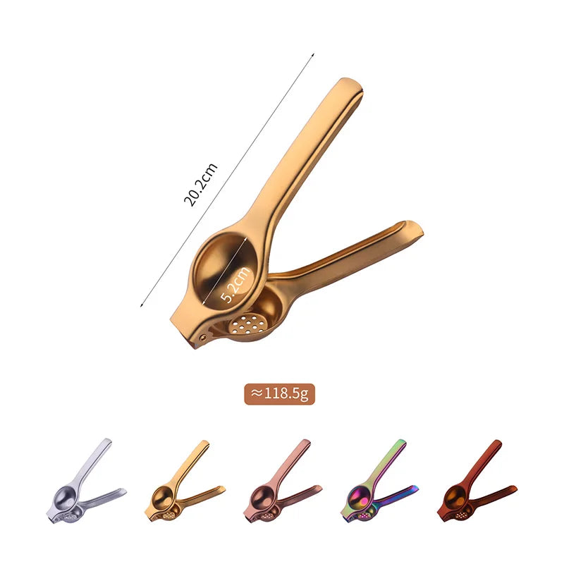 1PC Stainless Steel Manual Juicer Household Lemon Clip Creative Orange Juicer Squeezer Fruit Hand Pressing Kitchen Accessories