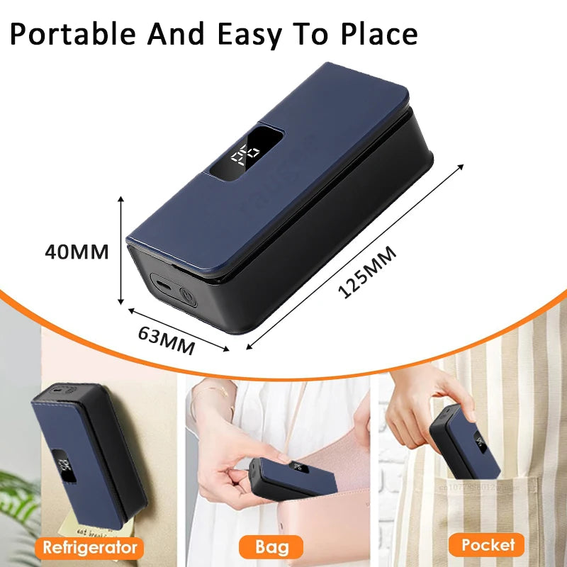 Plastic Bags Sealer Mini Sealing Machine Portable Bags Sealer Rechargeable Mini Heat Bag Sealer Food Packaging Sealing Machine