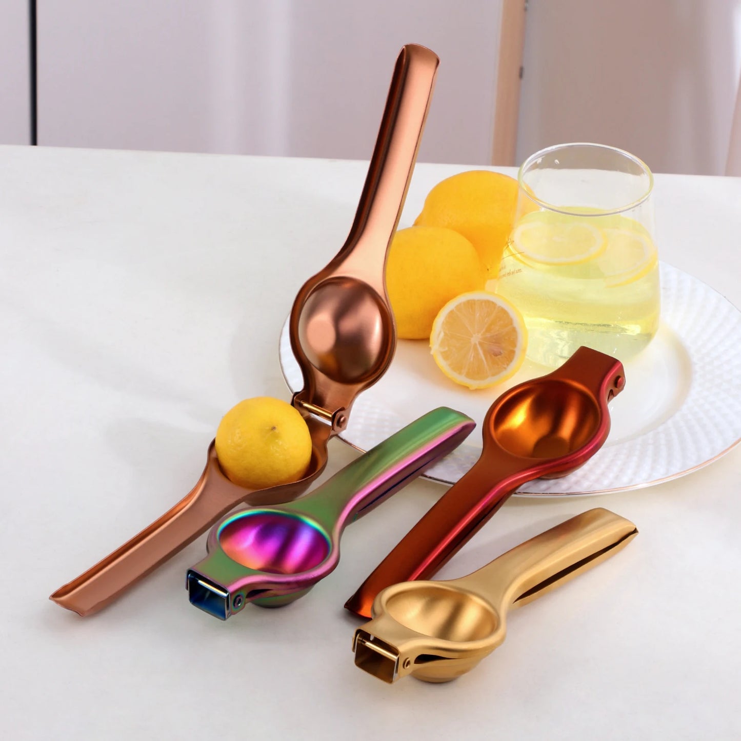 1PC Stainless Steel Manual Juicer Household Lemon Clip Creative Orange Juicer Squeezer Fruit Hand Pressing Kitchen Accessories