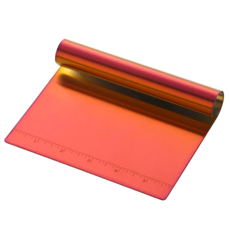 Stainless Steel  Scraping Board Cake Cutting Dough Knife Pizza Scraper Decorating Tool Kitchen Accessories Baking