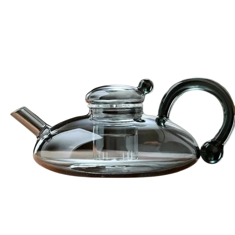 Flower Tea Teapot Set British-Style Boiled Fruit Tea Set Heat-Resistant Glass Nordic Affordable Luxury Health Pot