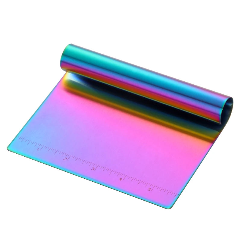 Stainless Steel  Scraping Board Cake Cutting Dough Knife Pizza Scraper Decorating Tool Kitchen Accessories Baking